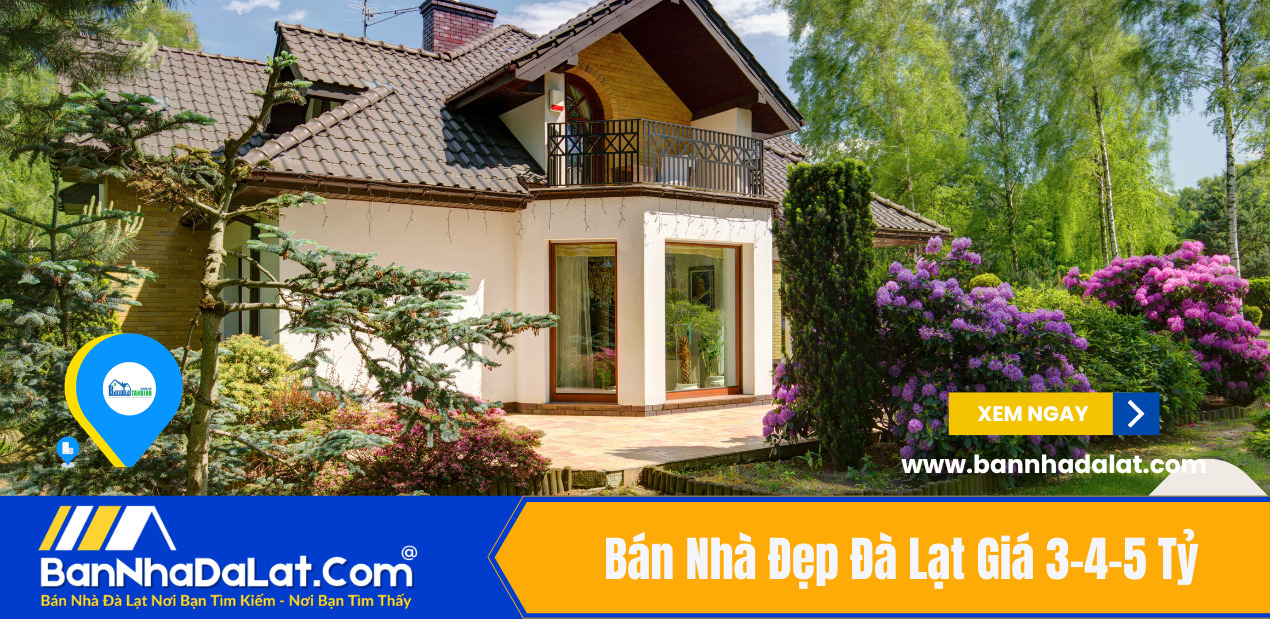 Bán Nhà Đà Lạt Dưới 5 Tỷ Chính Chủ, diện tích đẹp, view thành phố